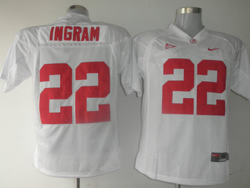 Mark Ingram Alabama Crimson Tide white jersey