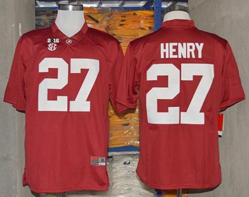 Derrick Henry Alabama Crimson Tide red jersey