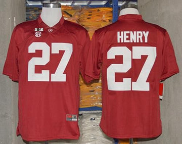 Derrick Henry Alabama Crimson Tide red jersey