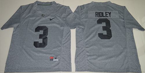 Calvin Ridley Gridiron Alabama Crimson Tide gray jersey