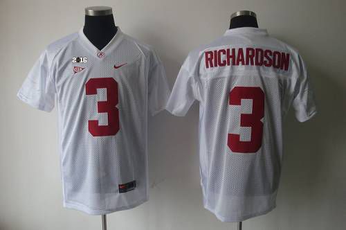 Trent Richardson Alabama Crimson Tide white jersey