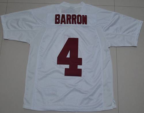 Mark Barron Alabama Crimson Tide white jersey
