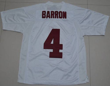 Mark Barron Alabama Crimson Tide white jersey