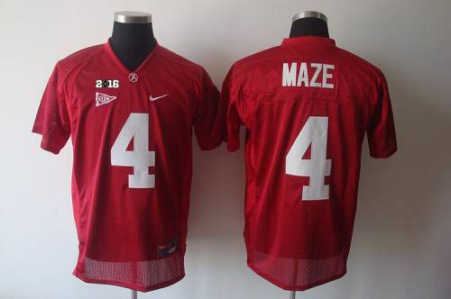 Marquis Maze Alabama Crimson Tide red jersey