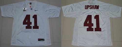 Courtney Upshaw Alabama Crimson Tide white jersey