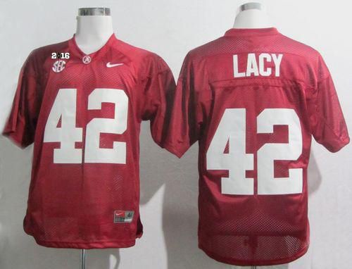 Eddie Lacy Alabama Crimson Tide red jersey