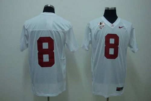 Julio Jones Alabama Crimson Tide white jersey