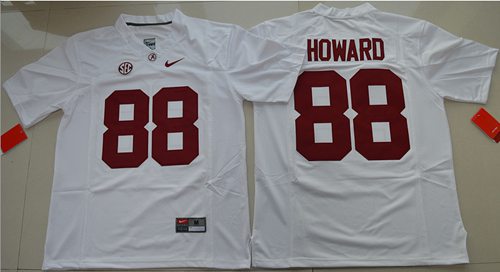 O J Howard Alabama Crimson Tide white jersey