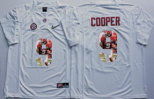 Amari Cooper Alabama Crimson Tide white Fashion jersey