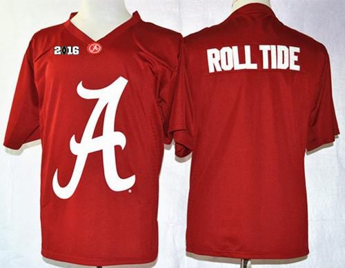 Roll Tide Alabama Crimson Tide red Fashion jersey