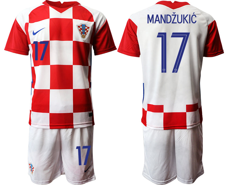 Mandzukic Croatia National Team Home jersey