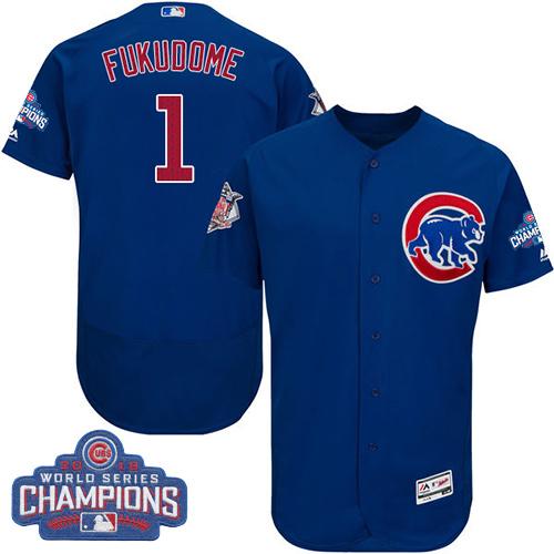 Kosuke Fukudome Chicago Cubs blue Authentic jersey