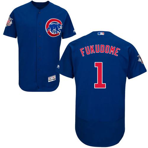 Kosuke Fukudome Chicago Cubs blue Authentic jersey