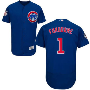 Kosuke Fukudome Chicago Cubs blue Authentic jersey