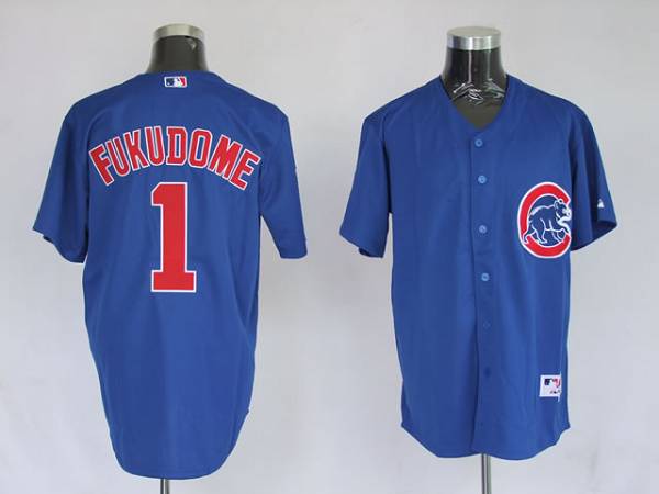 Kosuke Fukudome Chicago Cubs blue jersey