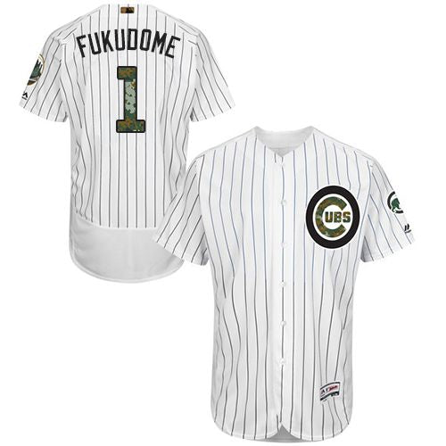 Kosuke Fukudome Chicago Cubs white Authentic jersey