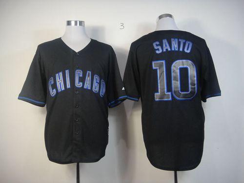 Ron Santo Chicago Cubs black Fashion jersey