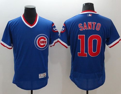 Ron Santo Chicago Cubs blue Authentic jersey