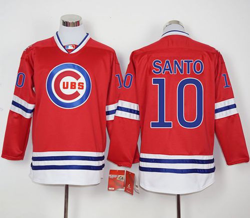 Ron Santo Chicago Cubs red jersey