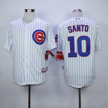 Ron Santo Chicago Cubs white jersey