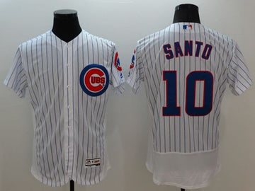 Ron Santo Chicago Cubs white Authentic jersey