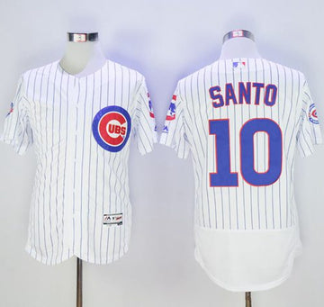 Ron Santo Chicago Cubs white Authentic jersey