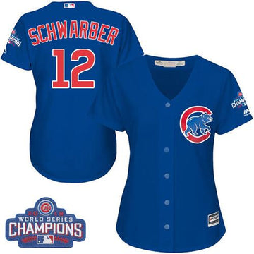 Kyle Schwarber Chicago Cubs blue Alternate jersey