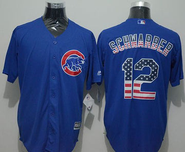 Kyle Schwarber Chicago Cubs blue Fashion jersey