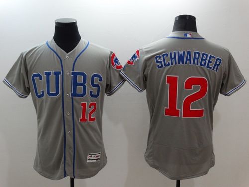 Kyle Schwarber Chicago Cubs grey Alternate jersey