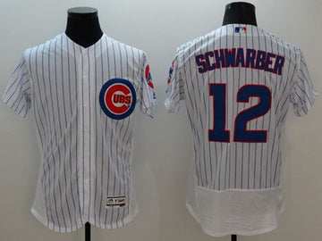 Kyle Schwarber Chicago Cubs white Authentic jersey