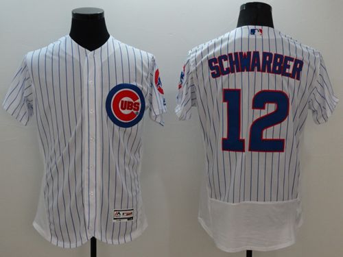 Kyle Schwarber Chicago Cubs white Authentic jersey