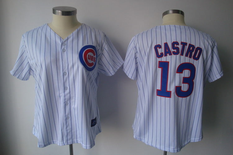 Starlin Castro Chicago Cubs white Fashion jersey
