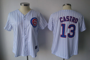 Starlin Castro Chicago Cubs white Fashion jersey