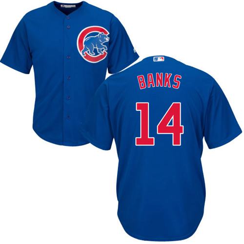 Ernie Banks Chicago Cubs blue Alternate jersey