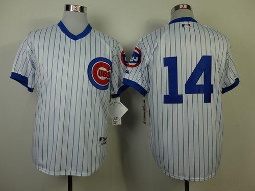 Ernie Banks Chicago Cubs white jersey