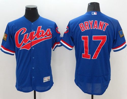 Kris Bryant Chicago Cubs blue Authentic jersey