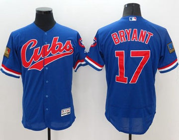 Kris Bryant Chicago Cubs blue Authentic jersey