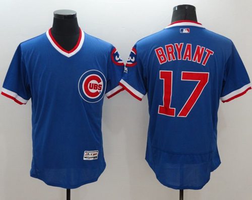 Kris Bryant Chicago Cubs blue Authentic jersey