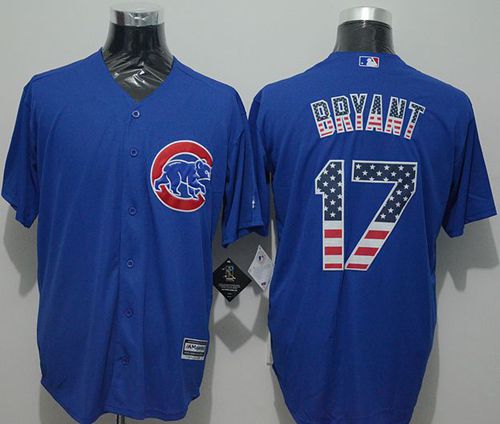 Kris Bryant Chicago Cubs blue Fashion jersey