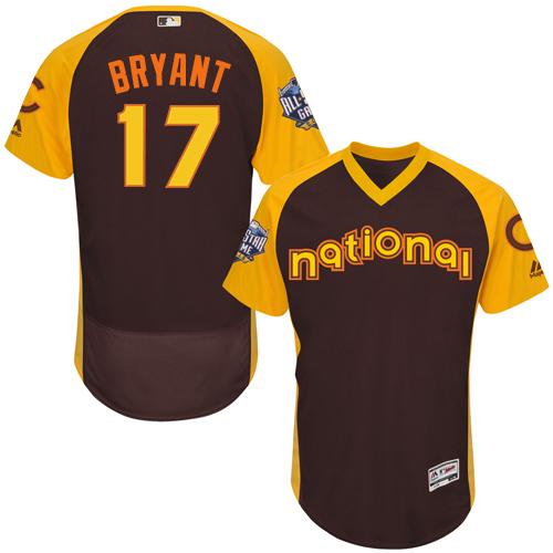 Kris Bryant Chicago Cubs brown All-Star jersey