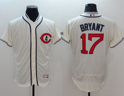Kris Bryant Chicago Cubs cream Authentic jersey