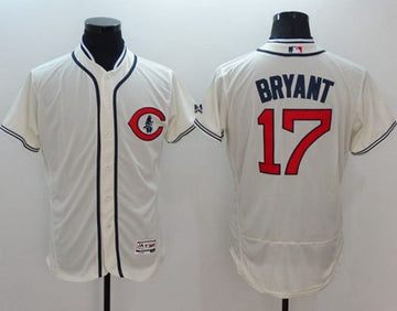 Kris Bryant Chicago Cubs cream Authentic jersey
