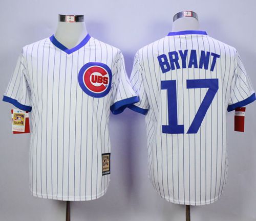Kris Bryant Chicago Cubs white Cooperstown jersey
