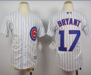 Kris Bryant Chicago Cubs white jersey