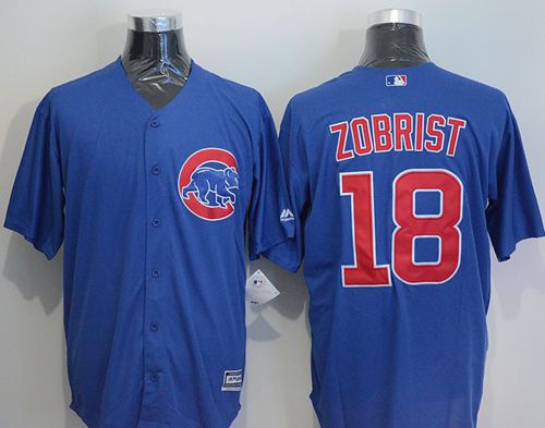 Ben Zobrist Chicago Cubs blue jersey