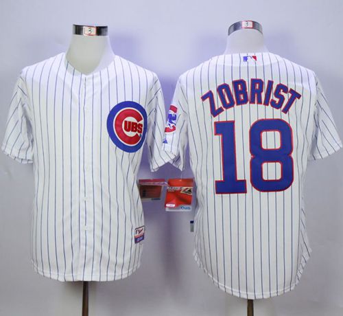 Ben Zobrist Chicago Cubs white jersey
