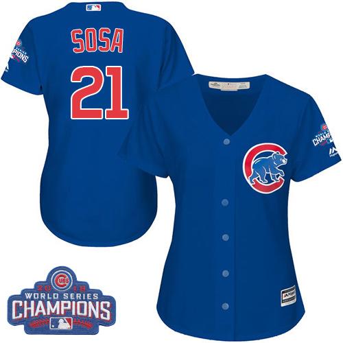 Sammy Sosa Chicago Cubs blue Alternate jersey