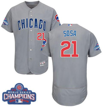 Sammy Chicago Cubs grey Authentic jersey