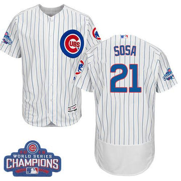 Sammy Sosa Chicago Cubs white Authentic jersey