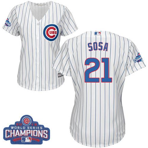 Sammy Chicago Cubs white Home jersey